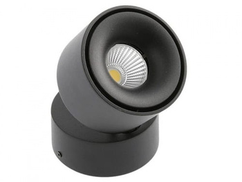 Oprawa LED GBIANCO 8W 4000K 680lm IP20 36° okrągła Czarny ULDL342 Unilight