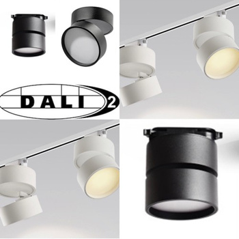 OPRAWA SUFITOWA TUBA DOWNLIGHT URBAN DIM CCT 12W BLACK ULDL328 Unilight 