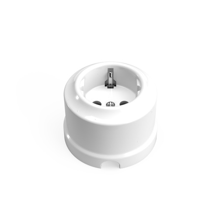 Porcelanowe gniazdko ścienne Schuko Creative cables BPBOXGER-PBOXGERBIA