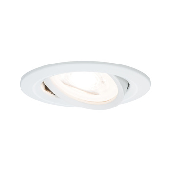 Oprawa do wbudowania NOVA LED DIM wychylna GU10 6.5W 460lm 84mm 2700K IP23 230V biały mat PAULMANN PL93466
