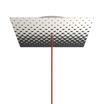 Kwadratowa podsufitka maskownica sufitowa XXL Rose-One, 400 mm, 1 otwór i 4 otwory boczne- PROMOCJA Creative cables BKROQ401F-PROMO-KROQ401F205