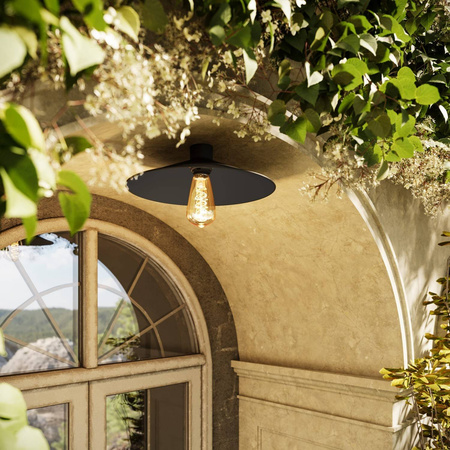 Ścienno-sufitowa oprawka na żarówkę E27 do lamp z kloszem - IP44 Creative cables BIP44-E27-2-IP44-E27-2-N