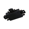 Łącznik szynowy T VEYA system 48V DC czarny matowy / tworzywo sztuczne PAULMANN PL95726