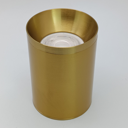 Oprawy nastropowe downlighty lampy natynkowe 1xGU10/50W/230V Złoto szczotkowane