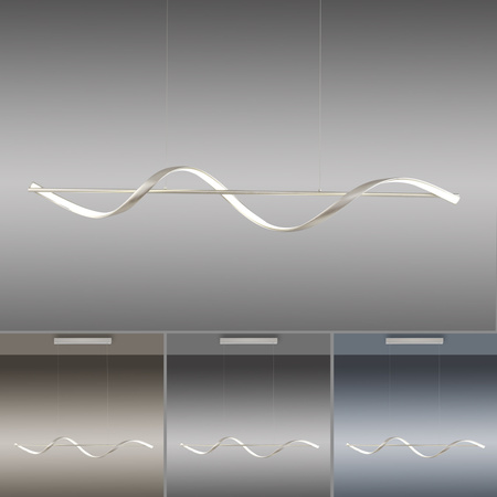 Lampa Wisząca Srebrny Q-SWING 003902-032151 Newgarden