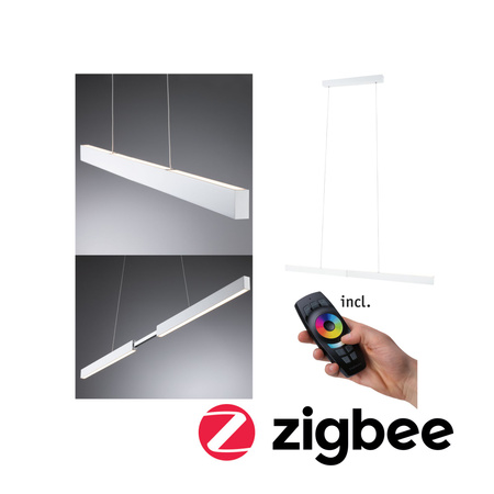 Lampa wisząca APTARE LED SH Zigbee 2x18 1X18W 2700K 230V biały matowy