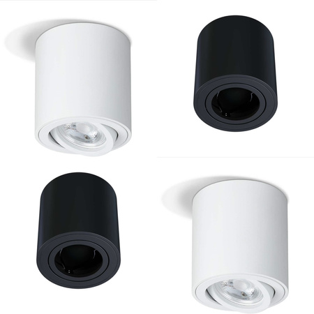 Ruchoma Spot AERO LED gu10 natynkowa BIALY  Unilight