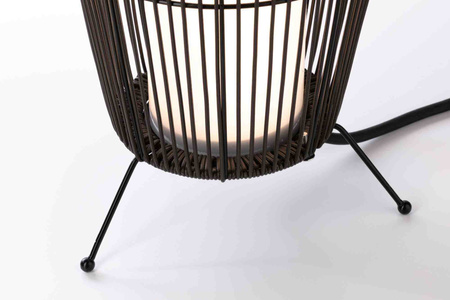 Oprawa ogrodowa Plug & Shine KOSZ BOHO 400mm 7.8W 3000K 760lm IP44 24V brązowy / metal tworzywo sztuczne