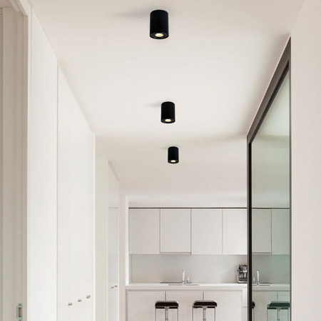 OPRAWA NATYNKOWA TUBA RUCHOMA GU10 CZARNA ULDL64 Unilight