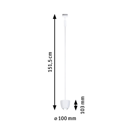URail ZB Pendel Tyros RGBW 4,5W Signws m PAULMANN PL95683