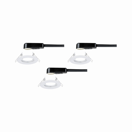Oprawa wpuszczana max. 3xW GU10 230V 3-częściowy zestaw bez źródła Biały PAULMANN PL93392
