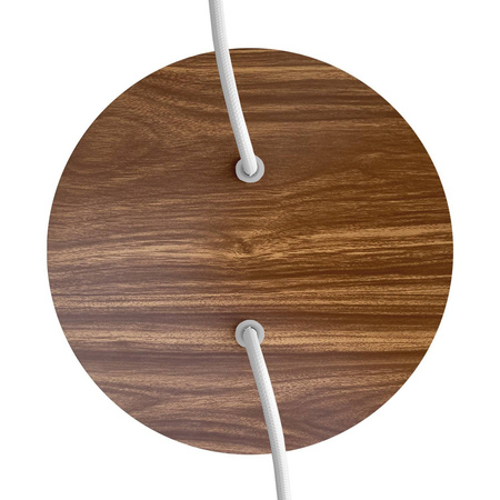 Duża okrągła podsufitka rozeta sufitowa Rose-One, średnica 200 mm, 2 otwory centralne i 4 otwory boczne Creative cables BKROR202F-KROR202F110