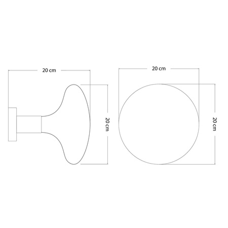 Metalowa lampa lampa Fermaluce z żarówką Idra Creative cables B-APM183MDR-1-APM183OTS-L