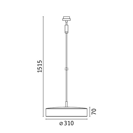 URail ZB Pendel Hildor RGBW 10W Chr m PAULMANN PL95679