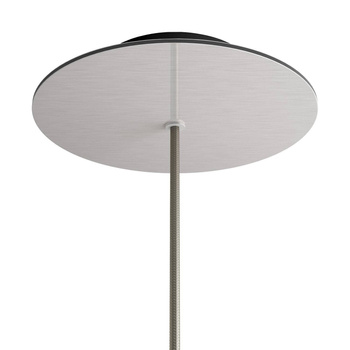 Duża podsufitka rozeta sufitowa okrągła Rose-One, średnica 200 mm, 1 otwór centralny i 4 otwory boczne Creative cables BKROR201F-KROVNR201F109