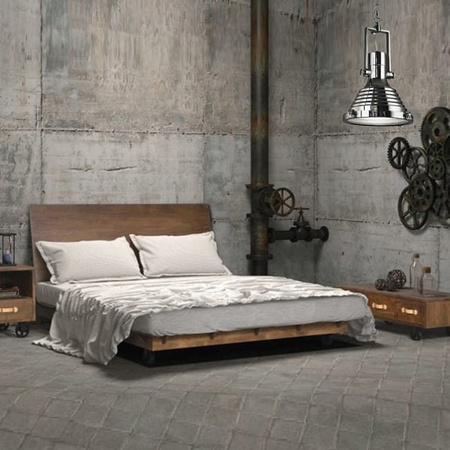 Lampa wisząca E27 chrom loft industrialny  ULFN233 Unilight