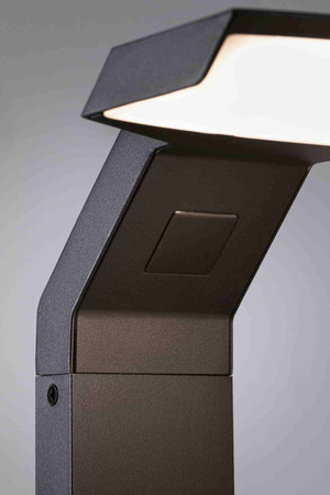 Oprawa ogrodowa ZENERA LED 10W 700lm 3000K IP44 230V antracyt metal