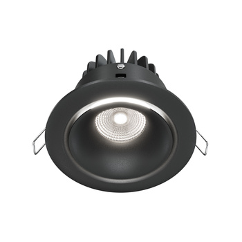 Downlight Czarny/Black Yin Maytoni DL031-L12W4K-B
