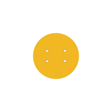 Duża okrągła podsufitka rozeta sufitowa Rose-One, średnica 200 mm, 4 otwory i 4 otwory boczne Creative cables BKROR204F-KROR204F113