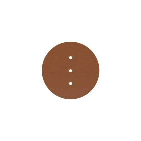 Duża okrągła podsufitka rozeta sufitowa Rose-One, średnica 200 mm, 2 otwory i 4 otwory boczne Creative cables BKROR203LF-KROR203LF108