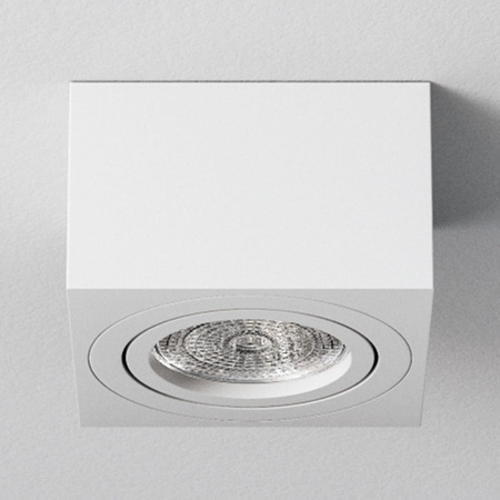 Natynkowy SLIM Downlight Kwadratowy CZARNY Spot 5cm LOC2 Unilight