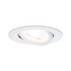 Oprawa do wbudowania NOVA COIN LED DIM wychylna GU10 max.35W 84mm 230V biały mat