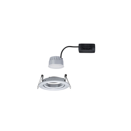 Oprawa do wbudowania NOVA COIN LED DIM wychylna 6W 470lm 84mm 2700K IP23 230V biały mat PAULMANN PL93486