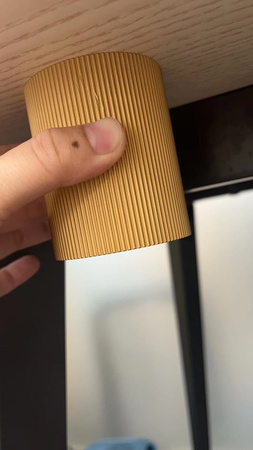 Ryflowana NISKA Tuba Spot GU10 – 72 mm GOLD ULDL323 Unilight