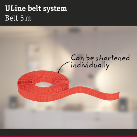 Taśma przewodząca systemu ULine 5m IP20 48V pomarańczowy tkanina / miedź PAULMANN PL94620