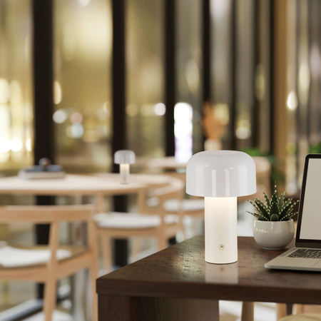 Lampa Stołowa Biały AGNES 003902-030537 Newgarden