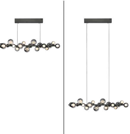 Lampa wiszaca PURE LED E-popup  Szara PAUL NEUHAUS 2557-15