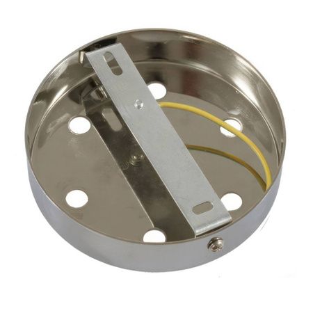 Okrągła podsufitka maskownica metalowa 6 otworów Creative cables BKRM126F-KRM126FTIS