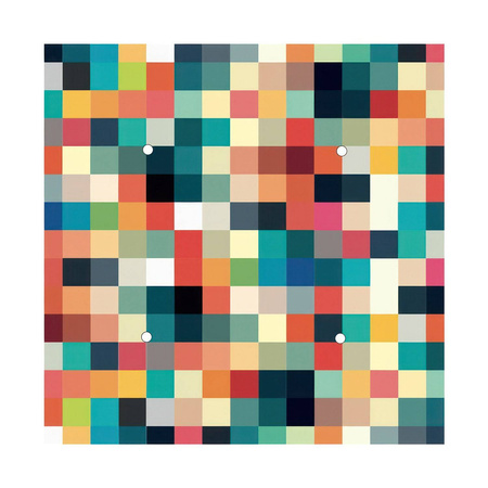 Kwadratowa podsufitka maskownica sufitowa XXL Rose-One, 400 mm, 4 otwory i 4 otwory boczne- PROMOCJA Creative cables BKROQ404F-PROMO-KROQ404F201