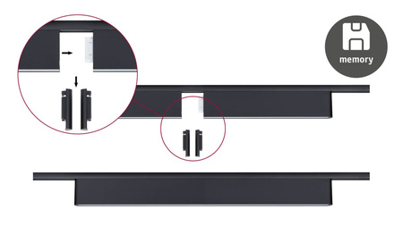 Oprawa na szynoprzewód URail CERIS LED 3-STEP DIM 9,5W 850lm IP20 4000K 230V czarny matowy / aluminium PAULMANN PL95710