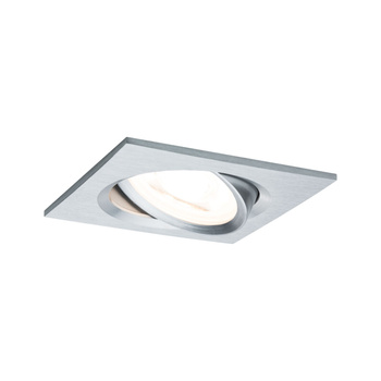 Oprawa do wbudowania NOVA COIN LED wychylna 6W 470lm 84x84mm 2700K IP23 230V aluminium PAULMANN PL93455