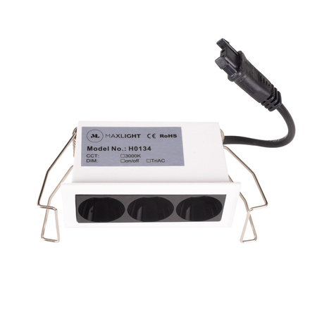 Maxlight h0134 oprawa wpustowa x-line, do skompletowania z  trafo ht0134