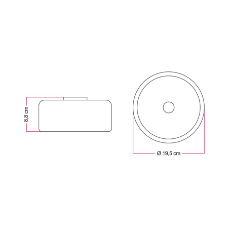 Lampa ścienna z przezroczystą żarówką Ghost Creative cables BIP44-E27-1-L2-IP44-E27-1-N-L2