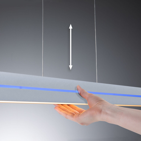 Raiko Pendel dim LED 25W TunW RGBW Al/Me PAULMANN PL78475