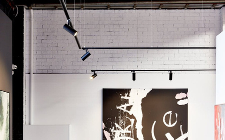 Zestaw do Podwieszania Listwy do Reflektorów Szynowych - 1 Fazowy- 2 Line - Czarny ULAC79 Unilight