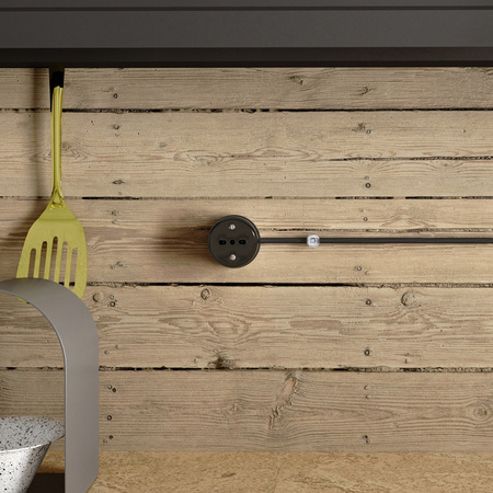 Porcelanowe włoskie gniazdko ścienne 10/16A Creative cables BPBOXITA-PBOXITANER