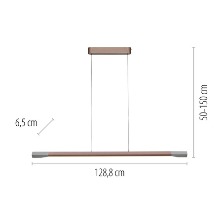 Lampa Wisząca Kawowy HOOP 003902-032164 Newgarden