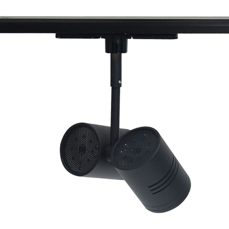 LAMPA SZYNOWA TENDA 2xGU10 CZARNY 3-FAZOWA SZYNOPRZEWÓD PROFILE ULTL55 Unilight