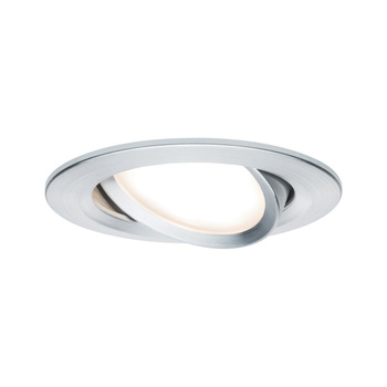 Zestaw Premium Coin Slim ściemniany LED 1x6,8W 2700K 230V 51mm Aluminium PAULMANN PL93902