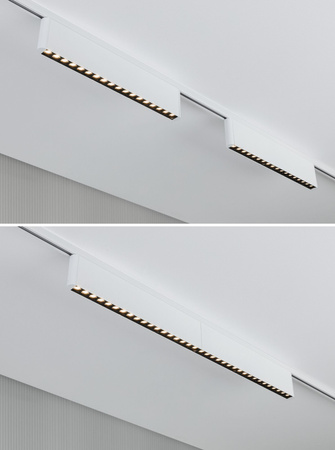 Oprawa na szynoprzewód URail ZELOS LED 3-STEP DIM 10W 1050lm IP20 3000K 230V biały RAL 9003 / aluminium PAULMANN PL95713