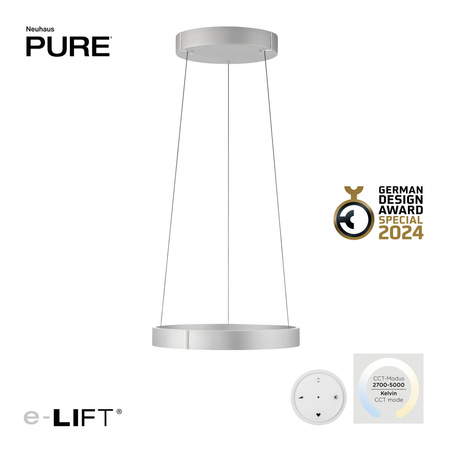 Lampa Wisząca Aluminium PURE E-CLIPSE 003902-031687 Newgarden