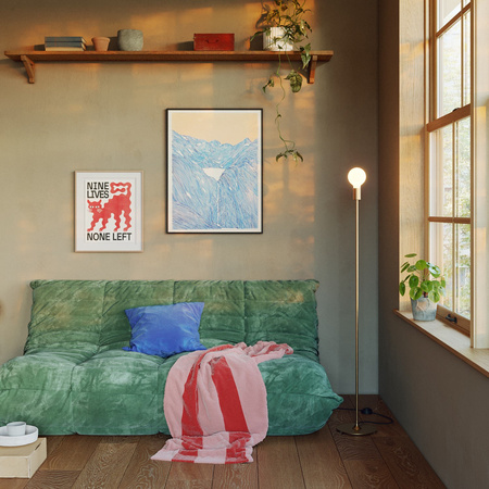 Duża okrągła podsufitka rozeta sufitowa Rose-One, średnica 200 mm, 2 otwory i 4 otwory boczne Creative cables BKROR203TF-KROVNR203TF113