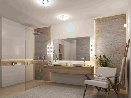 Lampa ścienna łazienkowa GOVE LED nad lustro G9 max.3x20W IP44 230V chrom satyna / metal