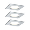 Zestaw Premium Coin Slim ściemniany LED 3x6,8W 2700K 230V 51mm Aluminium PAULMANN PL93895