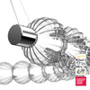 Lampa wisząca CHROME Amulet Maytoni MOD555PL-L30CH5K