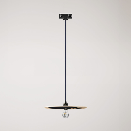 Duża okrągła podsufitka rozeta sufitowa Rose-One, średnica 200 mm, 2 otwory centralne i 4 otwory boczne Creative cables BKROR202F-KROVNR202F103